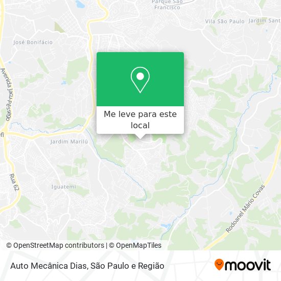 Auto Mecânica Dias mapa