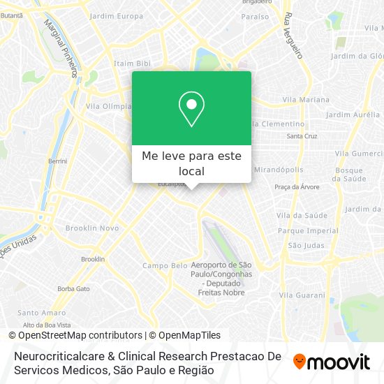 Neurocriticalcare & Clinical Research Prestacao De Servicos Medicos mapa