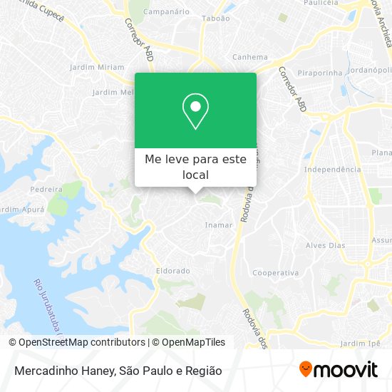 Mercadinho Haney mapa