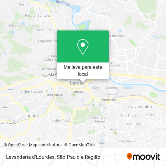 Lavanderia d'Lourdes mapa