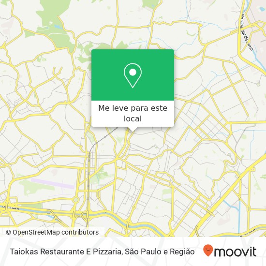 Taiokas Restaurante E Pizzaria, Avenida General Ataliba Leonel, 2653 Tucuruvi São Paulo-SP 02242-000 mapa