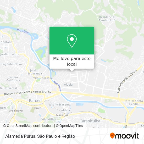 Alameda Purus mapa