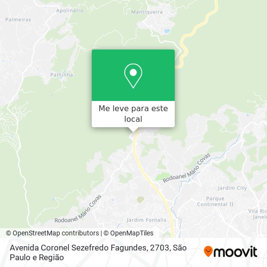 Avenida Coronel Sezefredo Fagundes, 2703 mapa