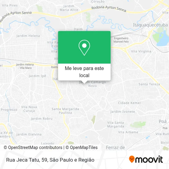 Rua Jeca Tatu, 59 mapa