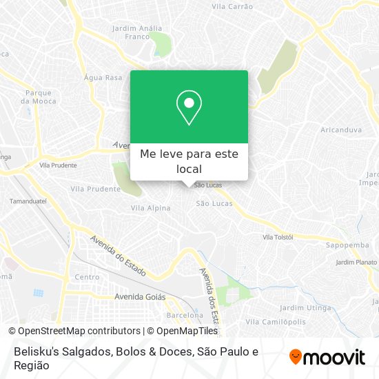 Belisku's Salgados, Bolos & Doces mapa