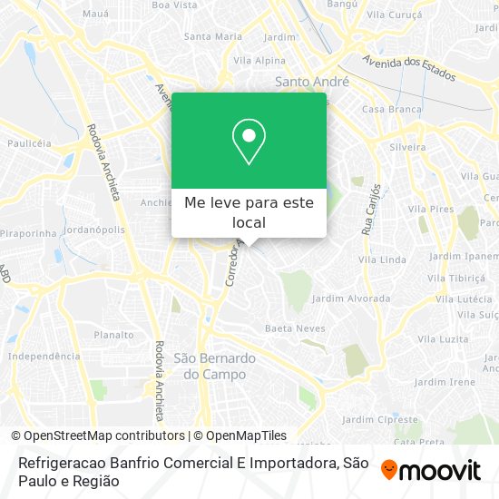 Refrigeracao Banfrio Comercial E Importadora mapa