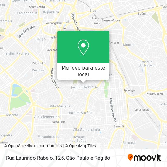 Rua Laurindo Rabelo, 125 mapa