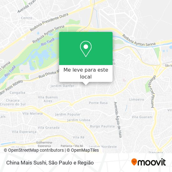 China Mais Sushi mapa