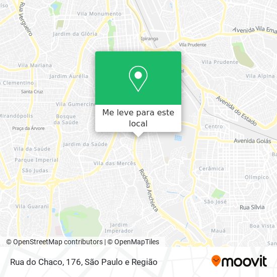Rua do Chaco, 176 mapa