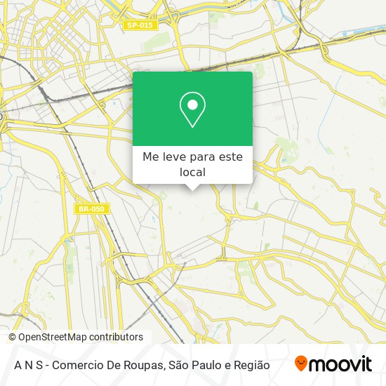 A N S - Comercio De Roupas mapa