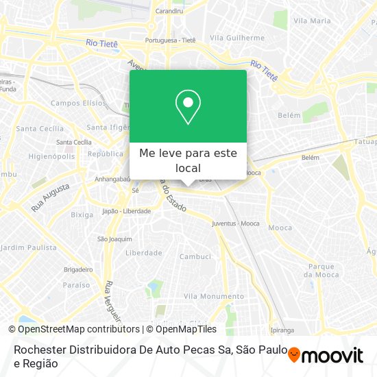 Rochester Distribuidora De Auto Pecas Sa mapa