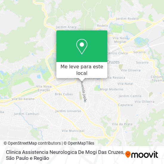 Clinica Assistencia Neurologica De Mogi Das Cruzes mapa