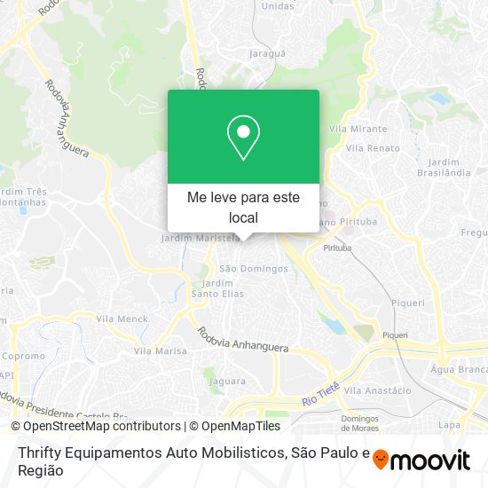 Thrifty Equipamentos Auto Mobilisticos mapa