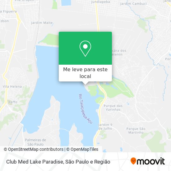 Club Med Lake Paradise mapa