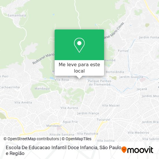 Escola De Educacao Infantil Doce Infancia mapa