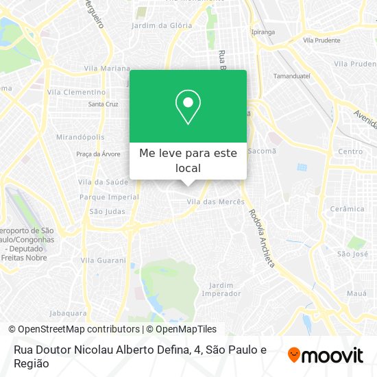 Rua Doutor Nicolau Alberto Defina, 4 mapa