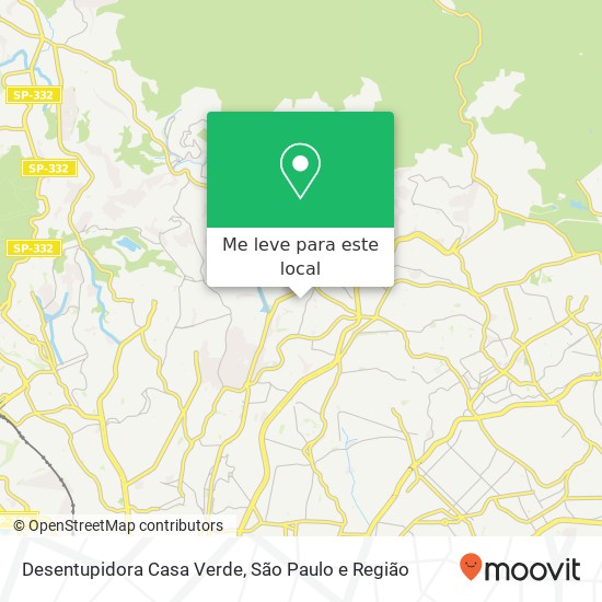 Desentupidora Casa Verde, Rua Botafogo Brasilândia São Paulo-SP 02864-040 mapa