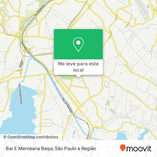 Bar E Mercearia Beijui, Rua Beijuí, 245 Campo Grande São Paulo-SP 04689-000 mapa