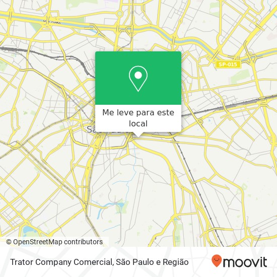 Trator Company Comercial, Rua da Mooca, 225 Brás São Paulo-SP 03104-000 mapa