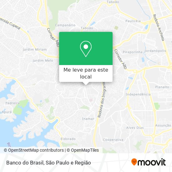 Banco do Brasil mapa