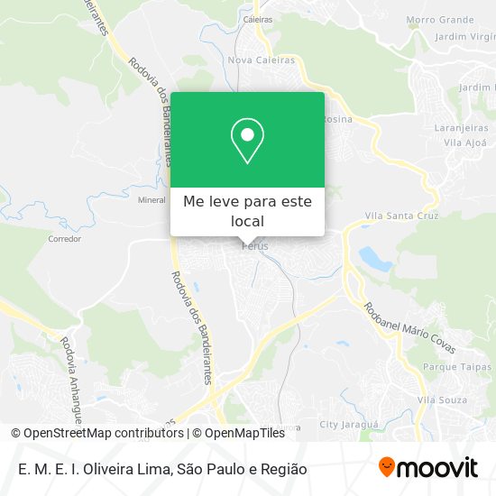 E. M. E. I. Oliveira Lima mapa