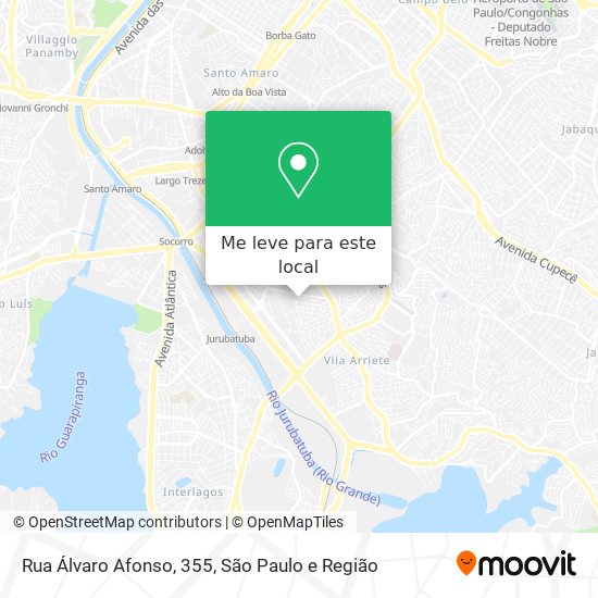 Rua Álvaro Afonso, 355 mapa
