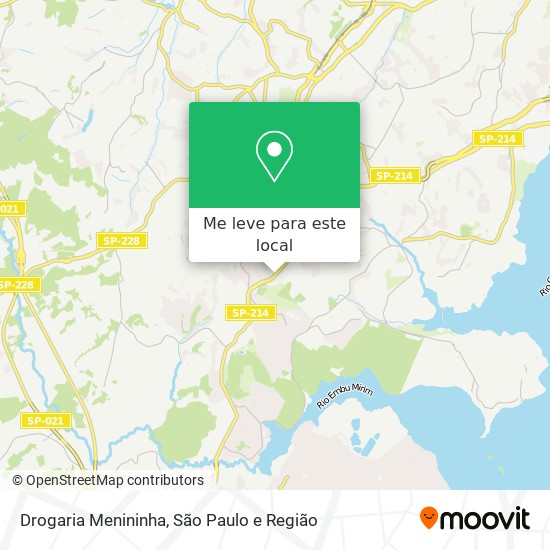 Drogaria Menininha mapa