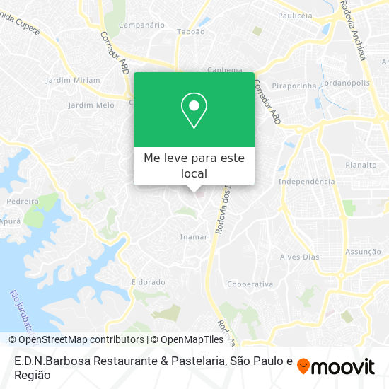 E.D.N.Barbosa Restaurante & Pastelaria mapa