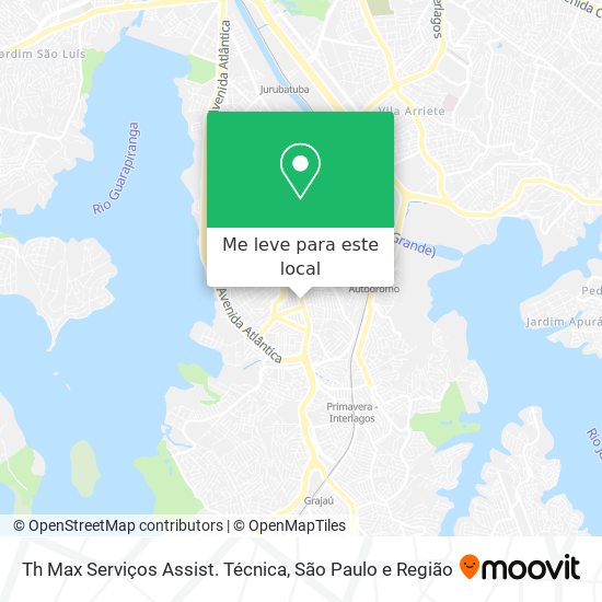 Th Max Serviços Assist. Técnica mapa