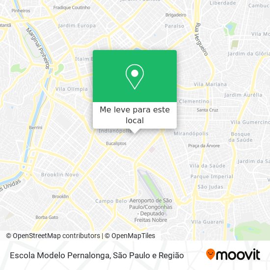 Escola Modelo Pernalonga mapa