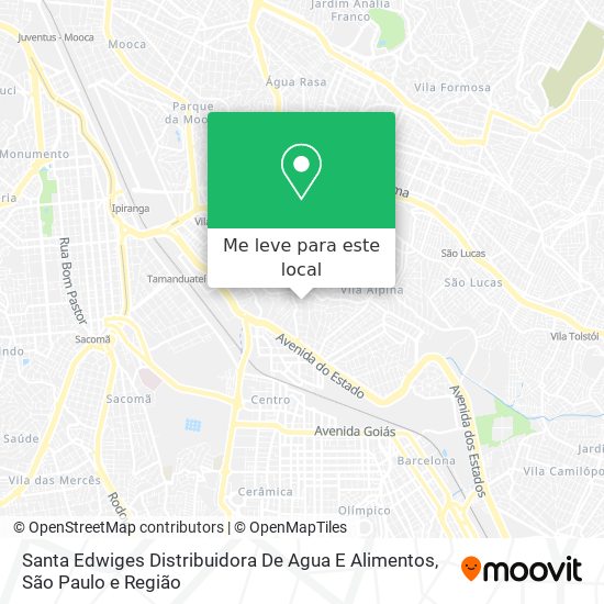 Santa Edwiges Distribuidora De Agua E Alimentos mapa