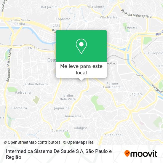 Intermedica Sistema De Saude S A mapa