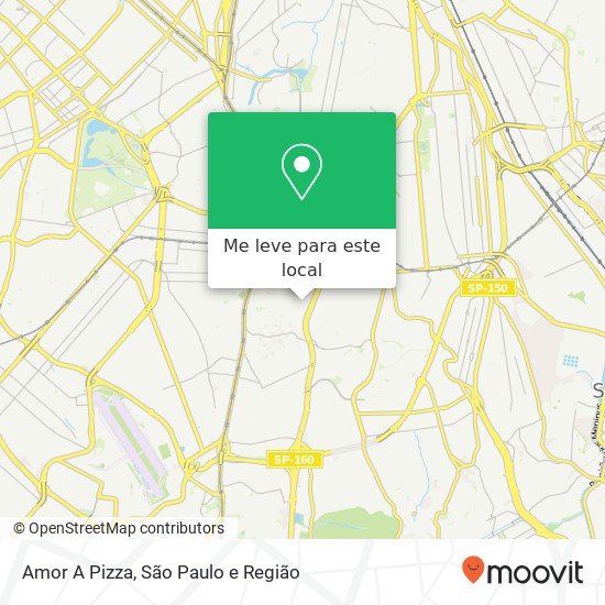 Amor A Pizza, Rua Guiratinga, 495 Saúde São Paulo-SP 04141-000 mapa