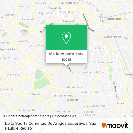 Delta Sports Comercio De Artigos Esportivos mapa