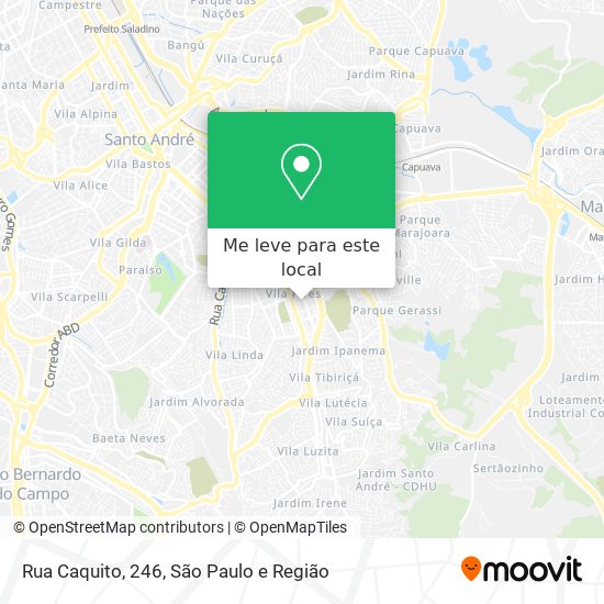 Rua Caquito, 246 mapa