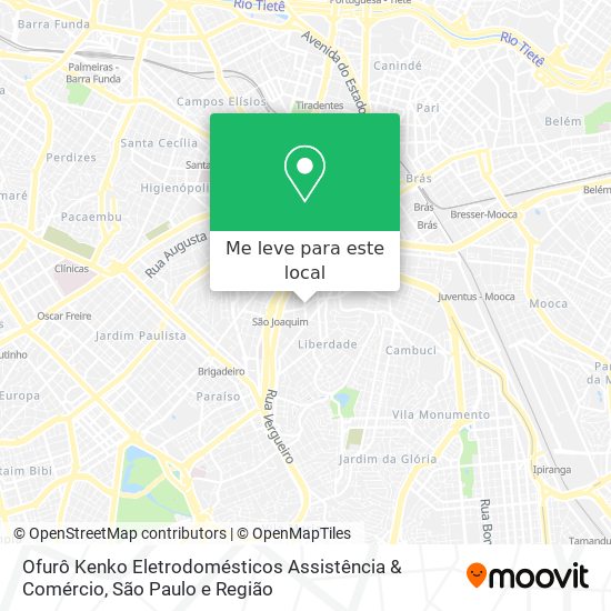 Ofurô Kenko Eletrodomésticos Assistência & Comércio mapa