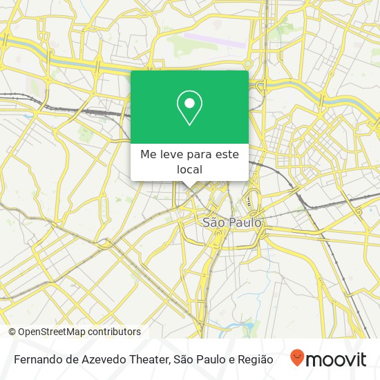 Fernando de Azevedo Theater mapa