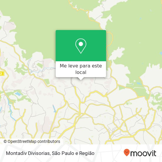 Montadiv Divisorias, Rua Morro do Valongo, 88 Cachoeirinha São Paulo-SP 02675-010 mapa