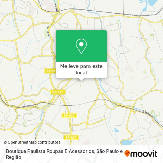 Boutique Paulista Roupas E Acessorios mapa