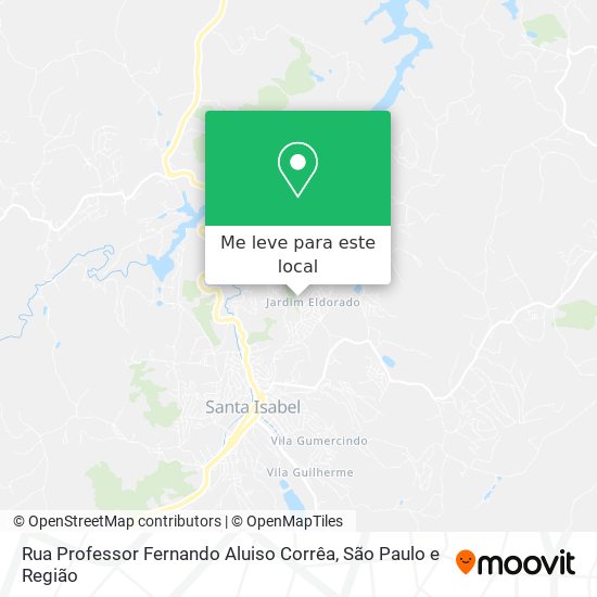 Rua Professor Fernando Aluiso Corrêa mapa