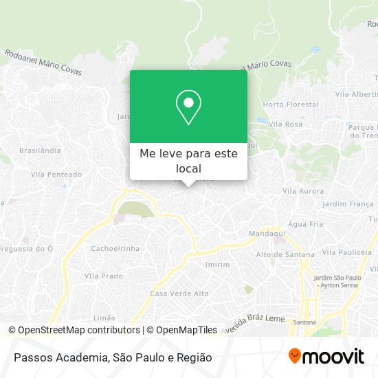 Passos Academia mapa