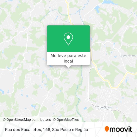Rua dos Eucaliptos, 168 mapa