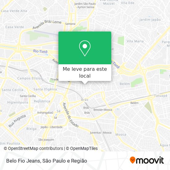 Belo Fio Jeans mapa