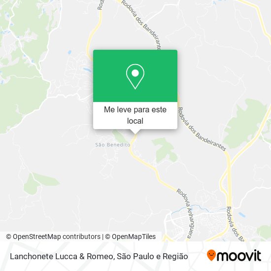 Lanchonete Lucca & Romeo mapa