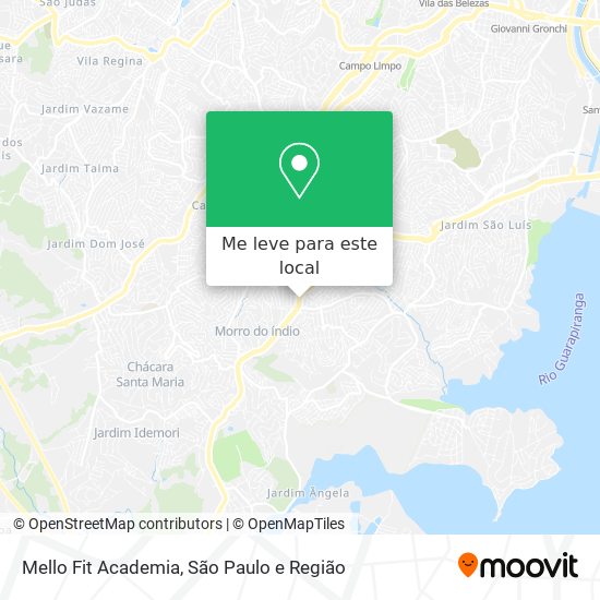 Mello Fit Academia mapa