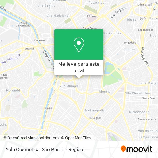 Yola Cosmetica mapa