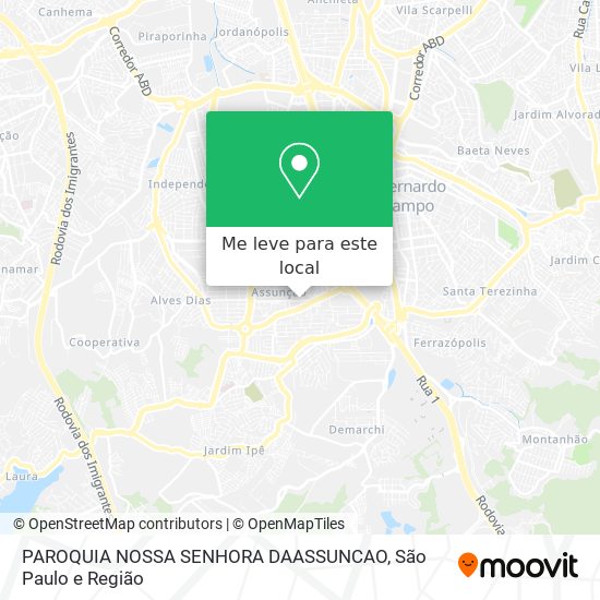 PAROQUIA NOSSA SENHORA DAASSUNCAO mapa