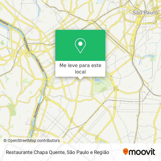 Restaurante Chapa Quente mapa