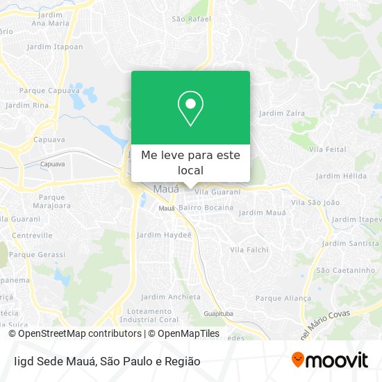 Iigd Sede Mauá mapa