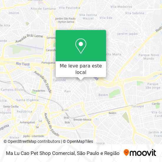 Ma Lu Cao Pet Shop Comercial mapa